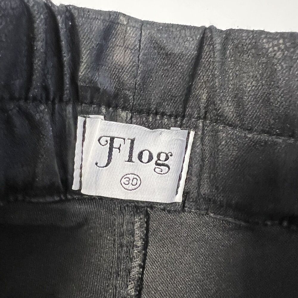 Bevy Flog Sz 30 Shely Drawstring Pants in Black Snake - Picture 5 of 11